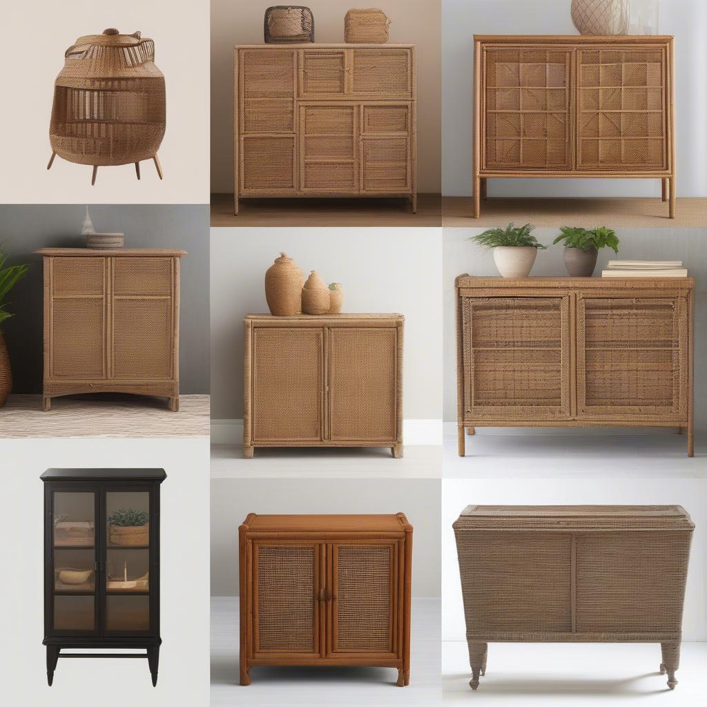 Indian Wicker Cabinet Styles