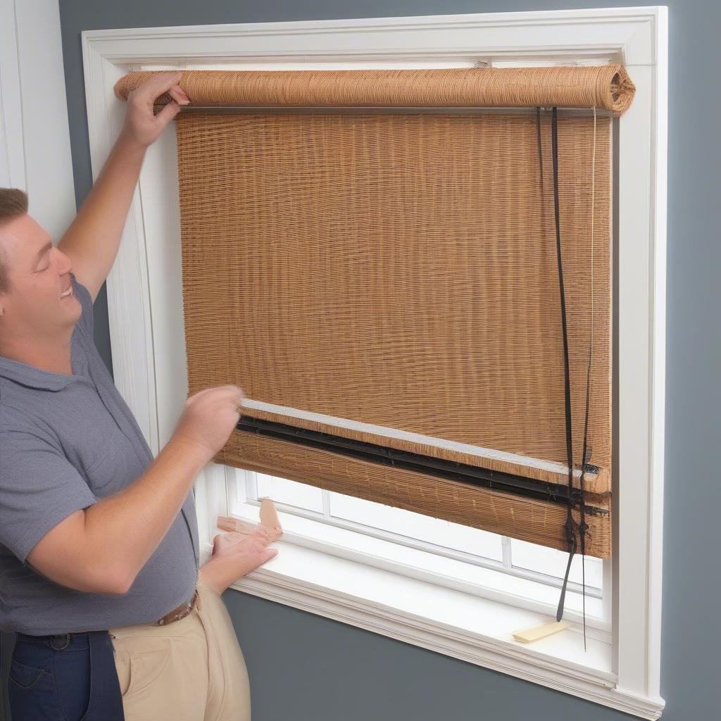 Installing a 4ft Wicker Blind