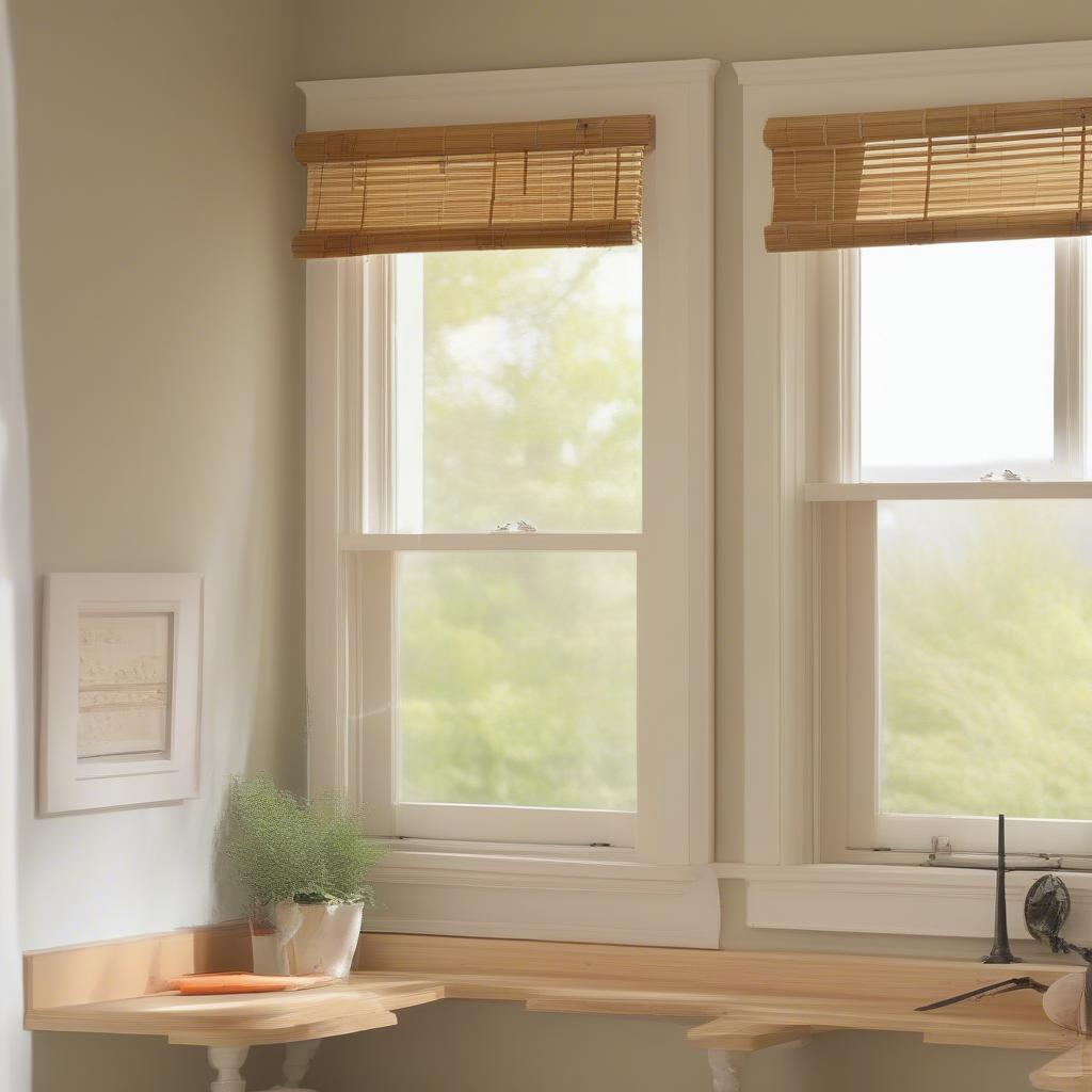 Installing Bamboo Blinds on a Window