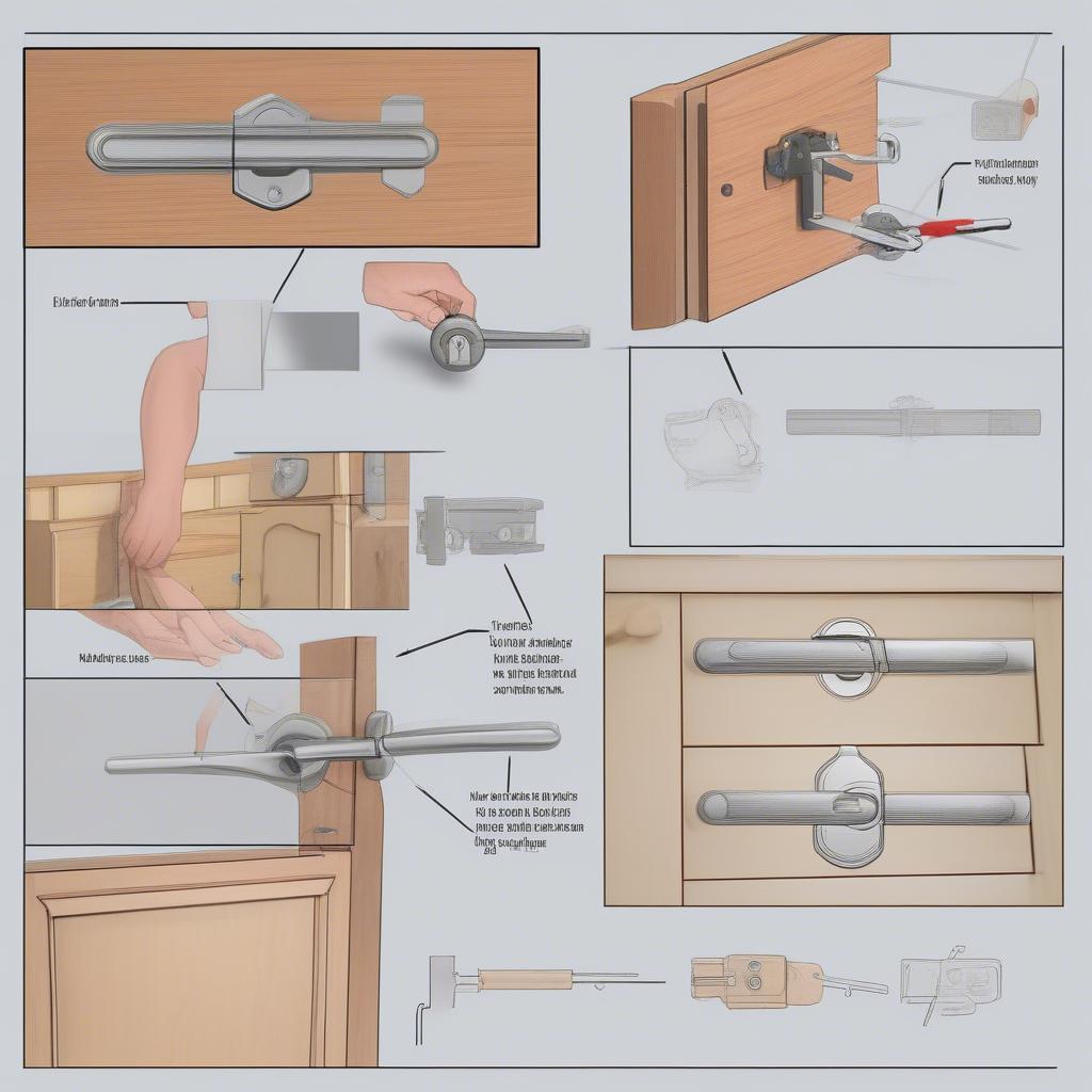 Installing a Cabinet Lock