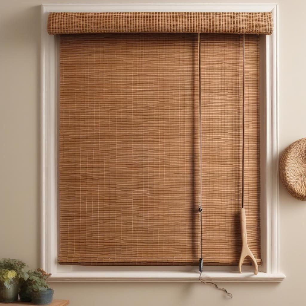 Installing Wicker Blinds