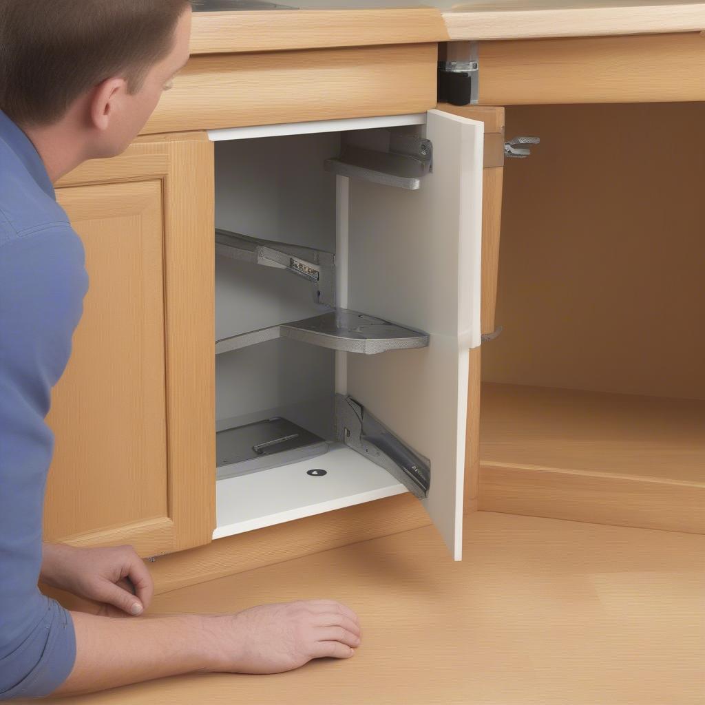 Installing Cabinet Magnets in Wickes Kitchen Units