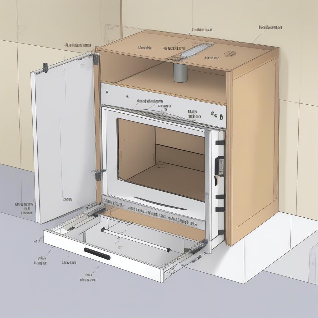 Installing Wickes Microwave Cabinet