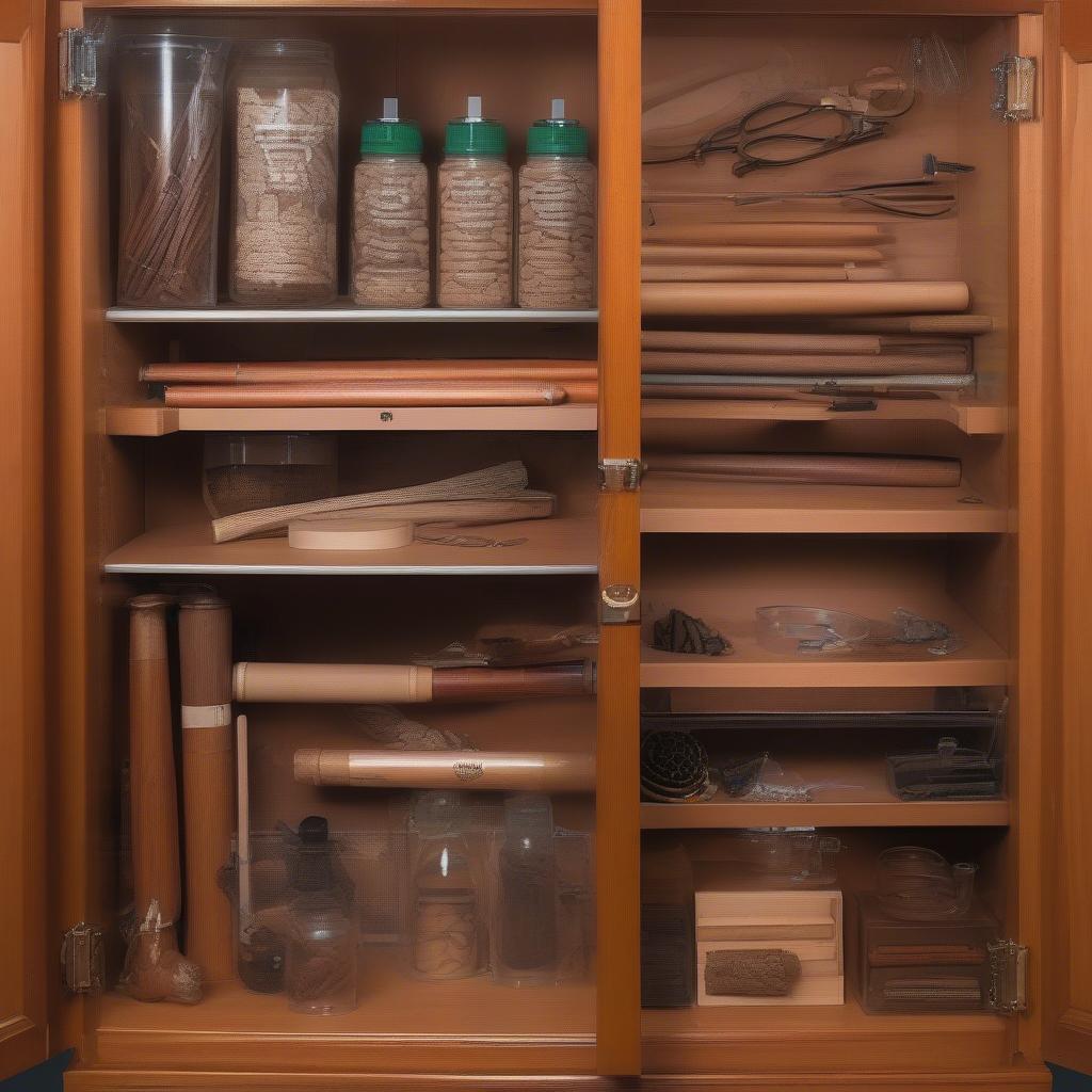 Items Suitable for Storage in a Water Wicking Cabinet