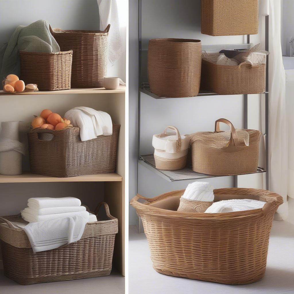 Lowes Wicker Basket Placement