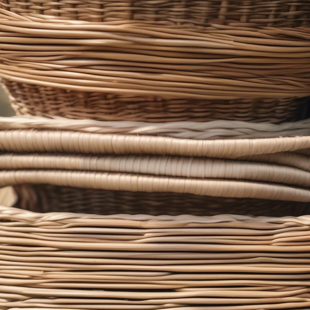 Lowes Wicker Storage Basket Materials