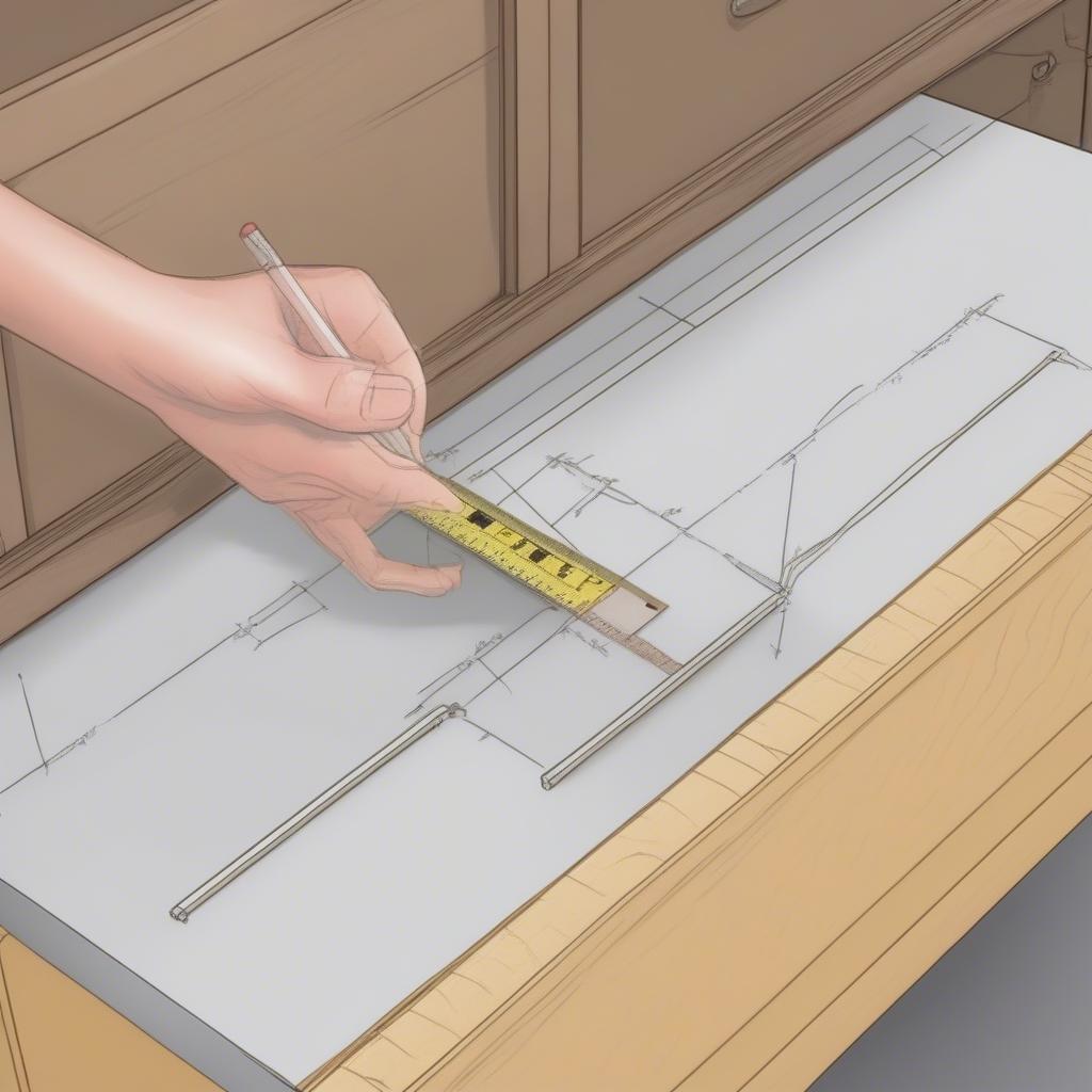 Measuring and Marking Hinge Locations