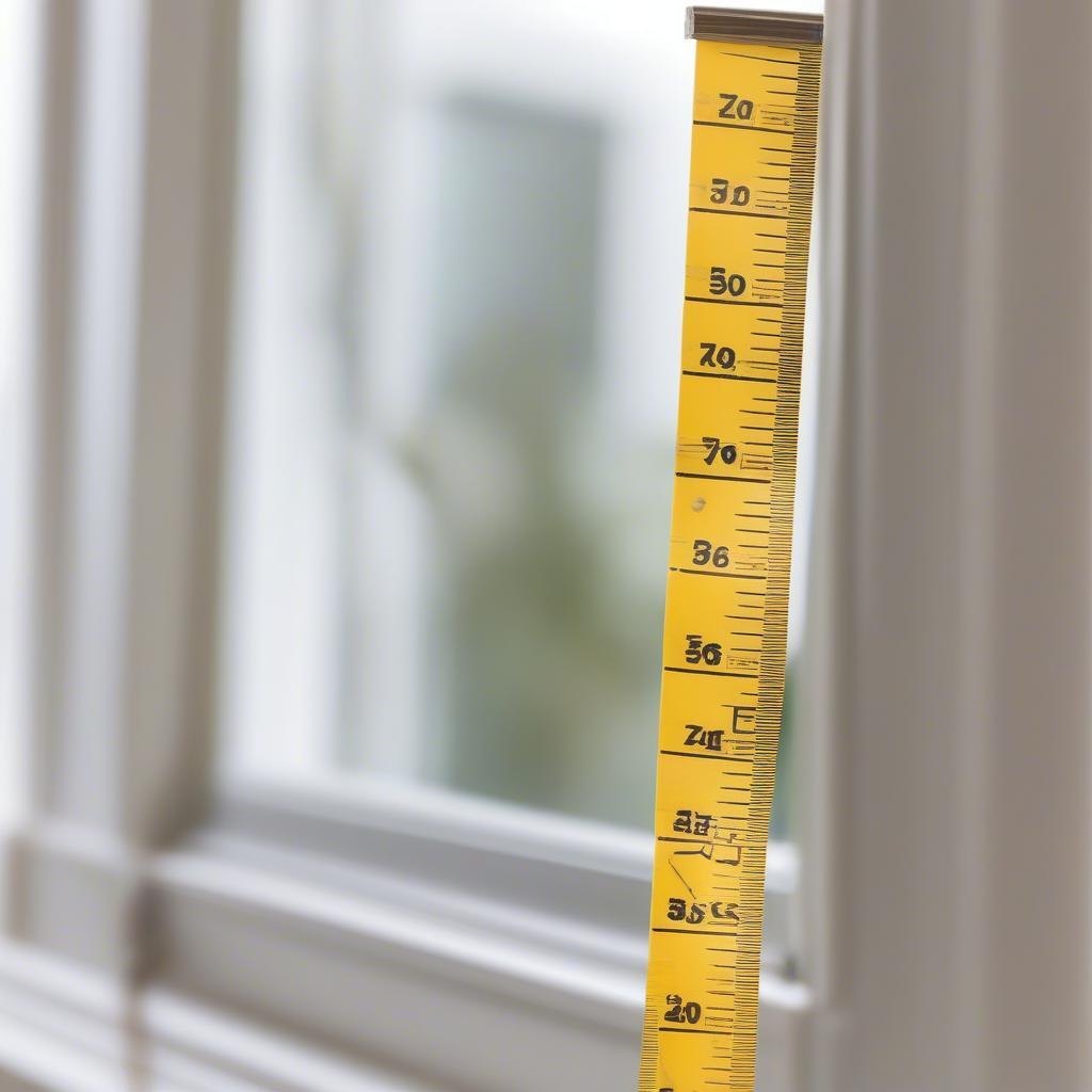 Measuring a Window for Wicker Blinds