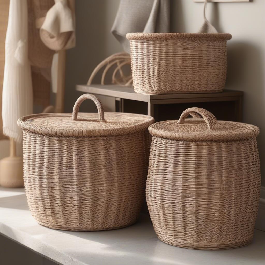 Michaels Wicker Basket Sizes and Styles