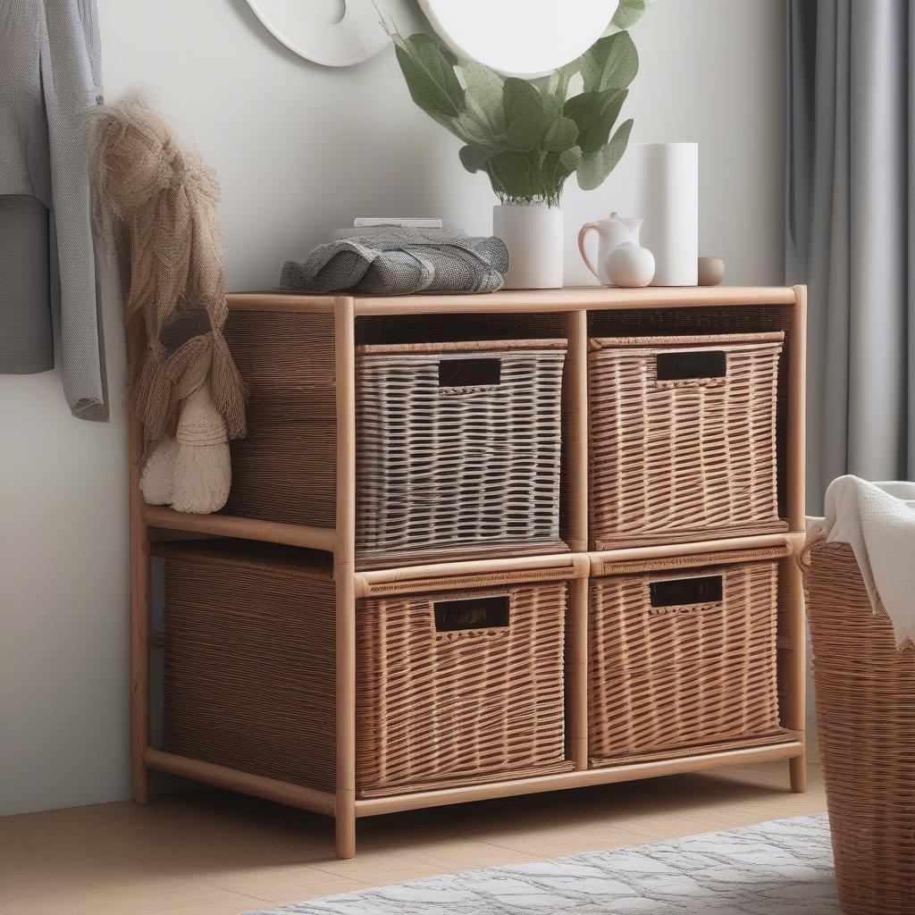 Modern and Stylish Wicker Storage Designs