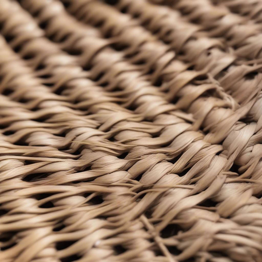 Natural wicker showing signs of sun damage in Arizona