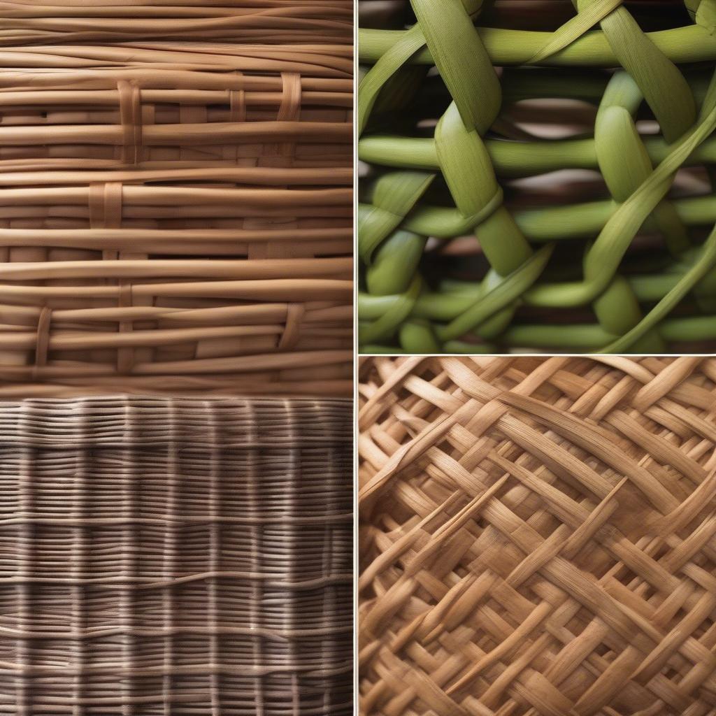 Natural Wicker Placemat Materials