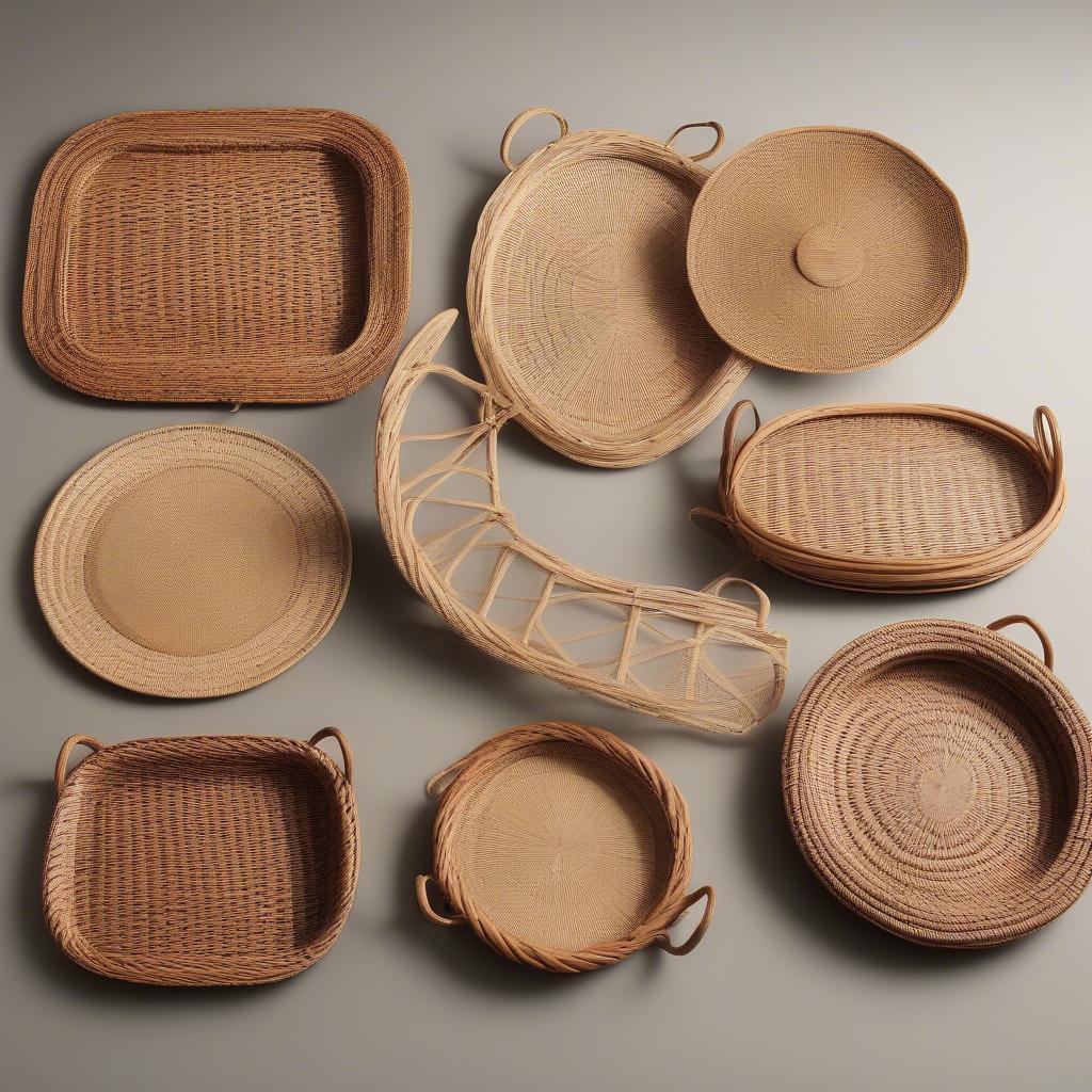 Nevco Wicker Plate Holders: A Variety of Styles