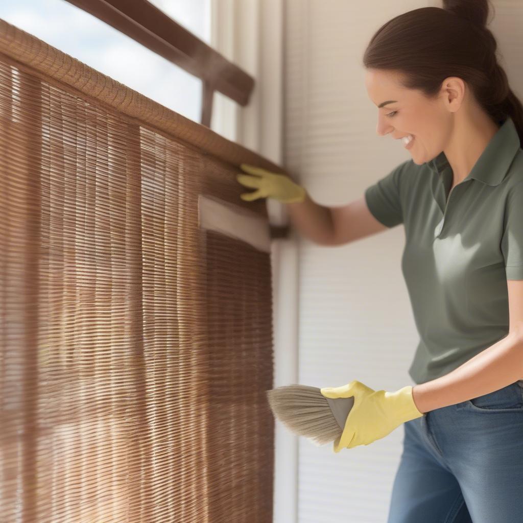 Maintaining Outdoor Wicker Blinds