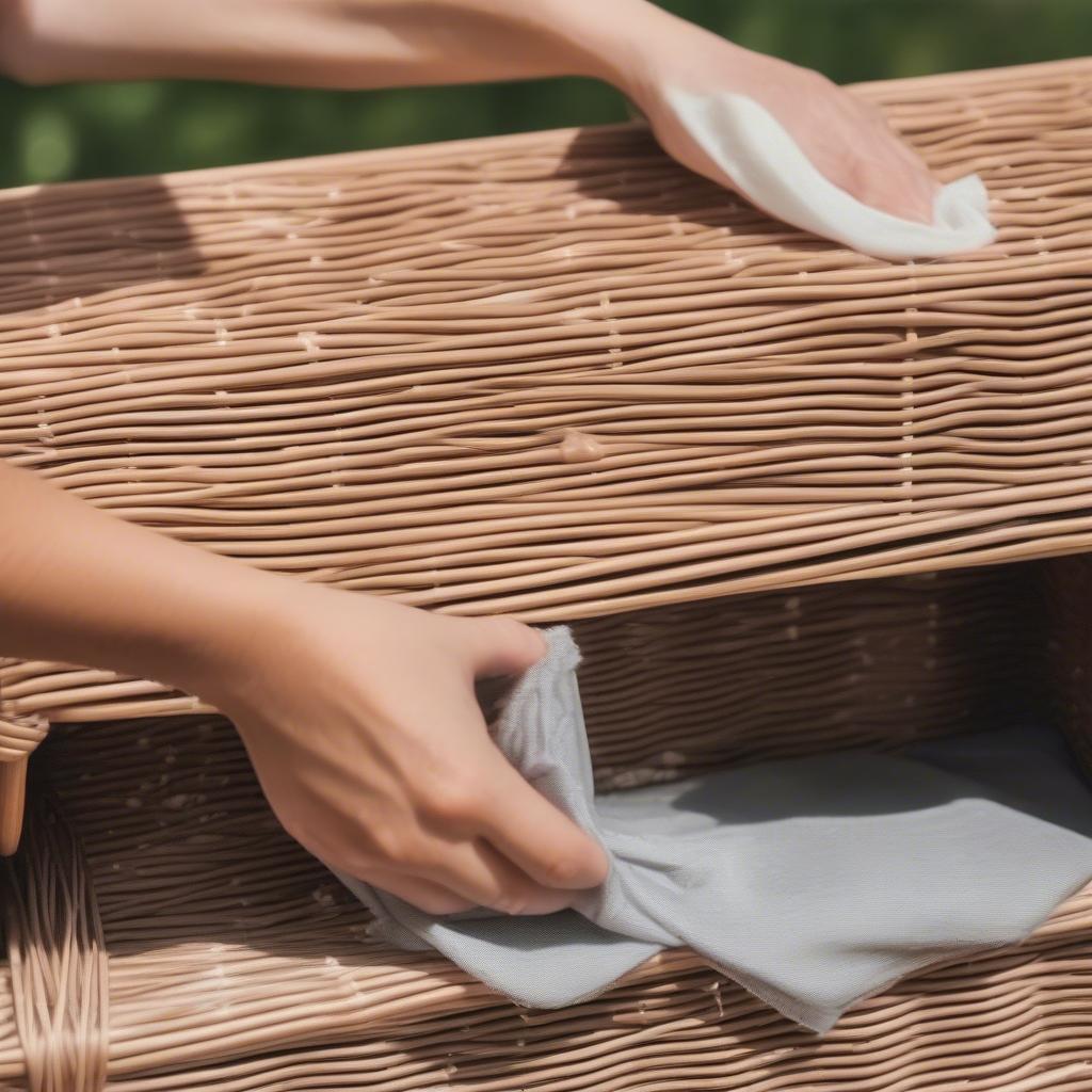 Maintaining Your Outdoor Wicker Storage Box