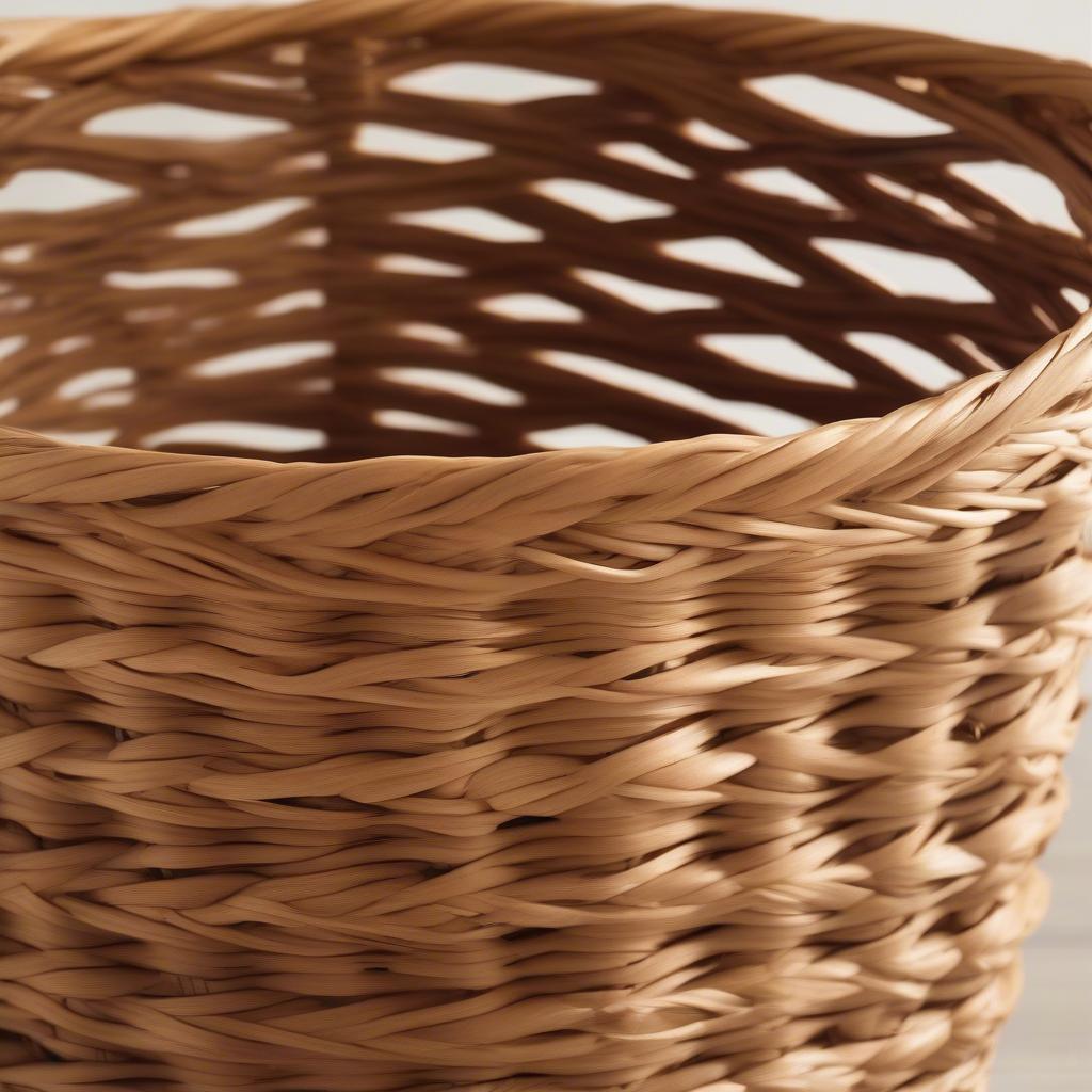 Pier 1 Wicker Storage Basket 12 Inch Natural