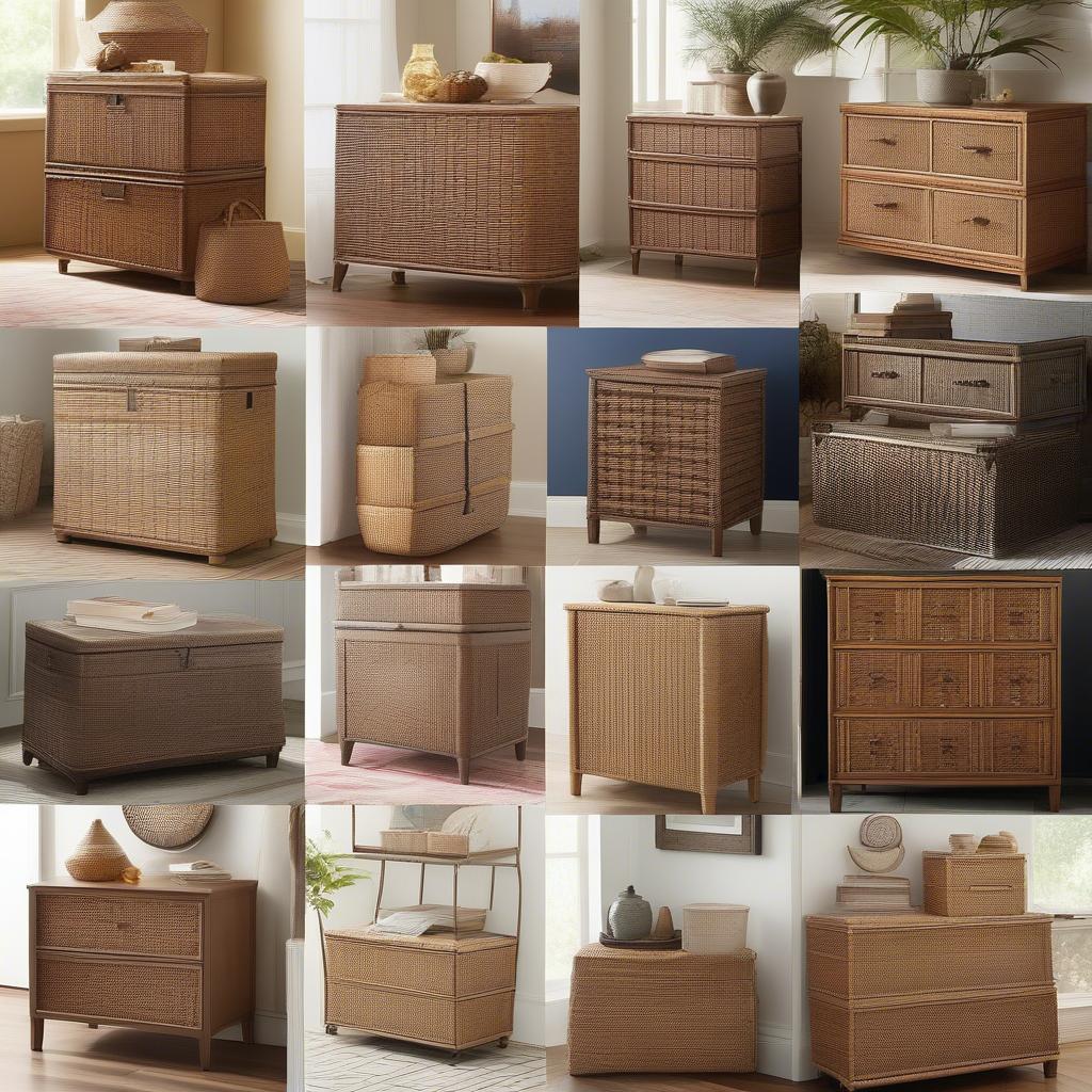 Pier 1 Wicker Storage Chest Styles