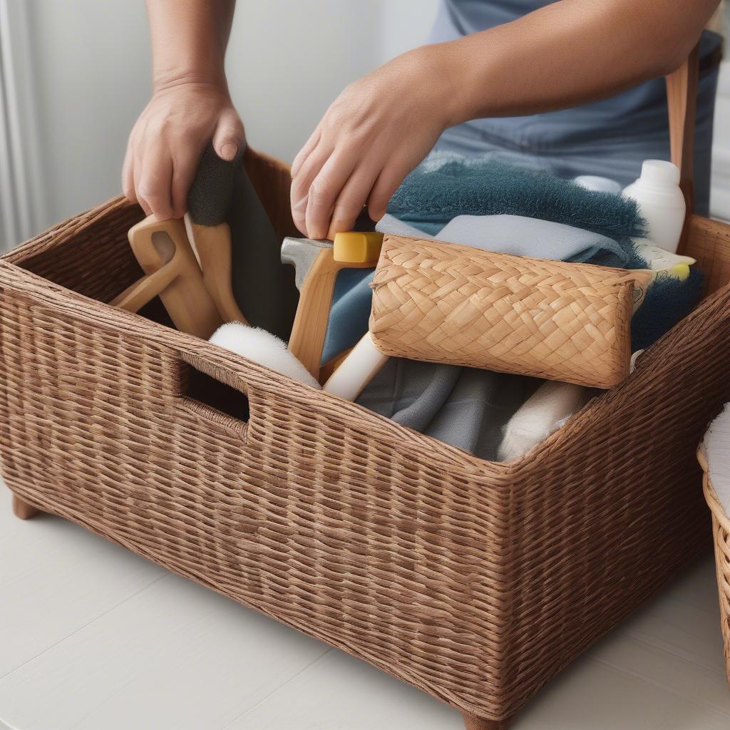 Quinto Wing Wicker Storage Bench Care and Maintenance Tips