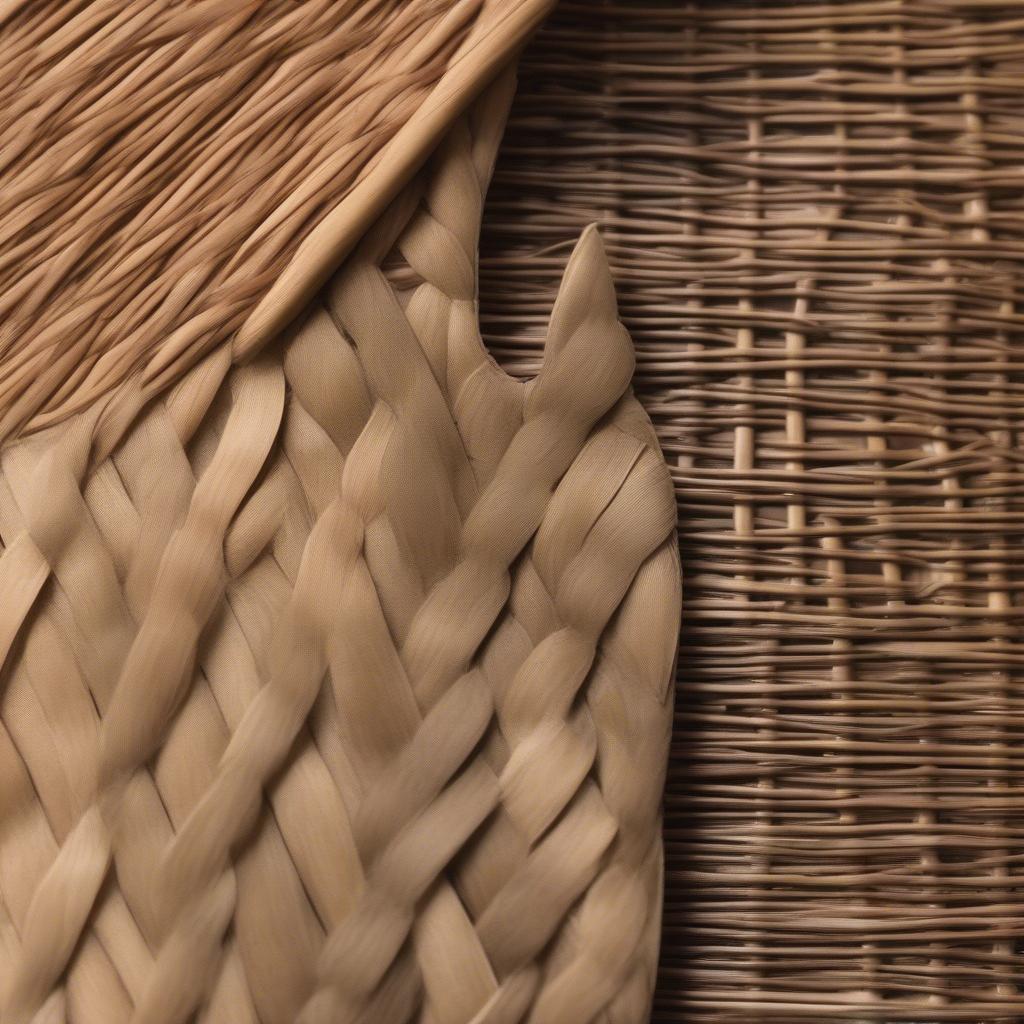 Rattan and Willow Wicker Placemats