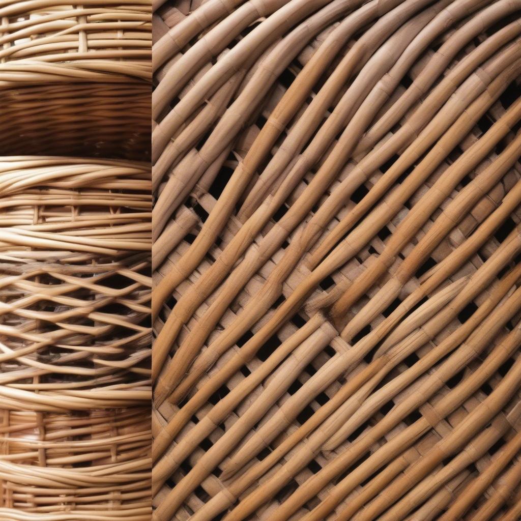 Rattan and Wicker Material Comparison