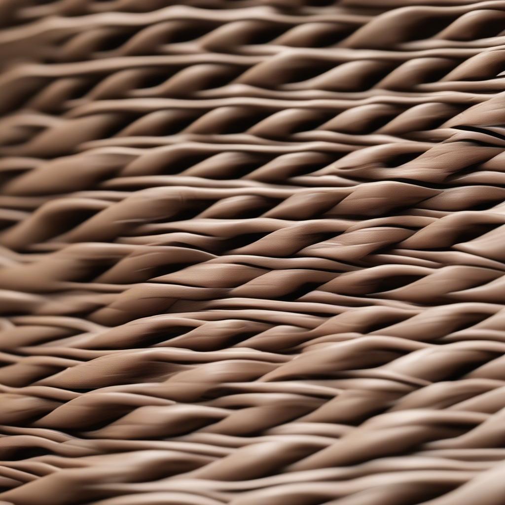 Close-up of Resin Wicker Material