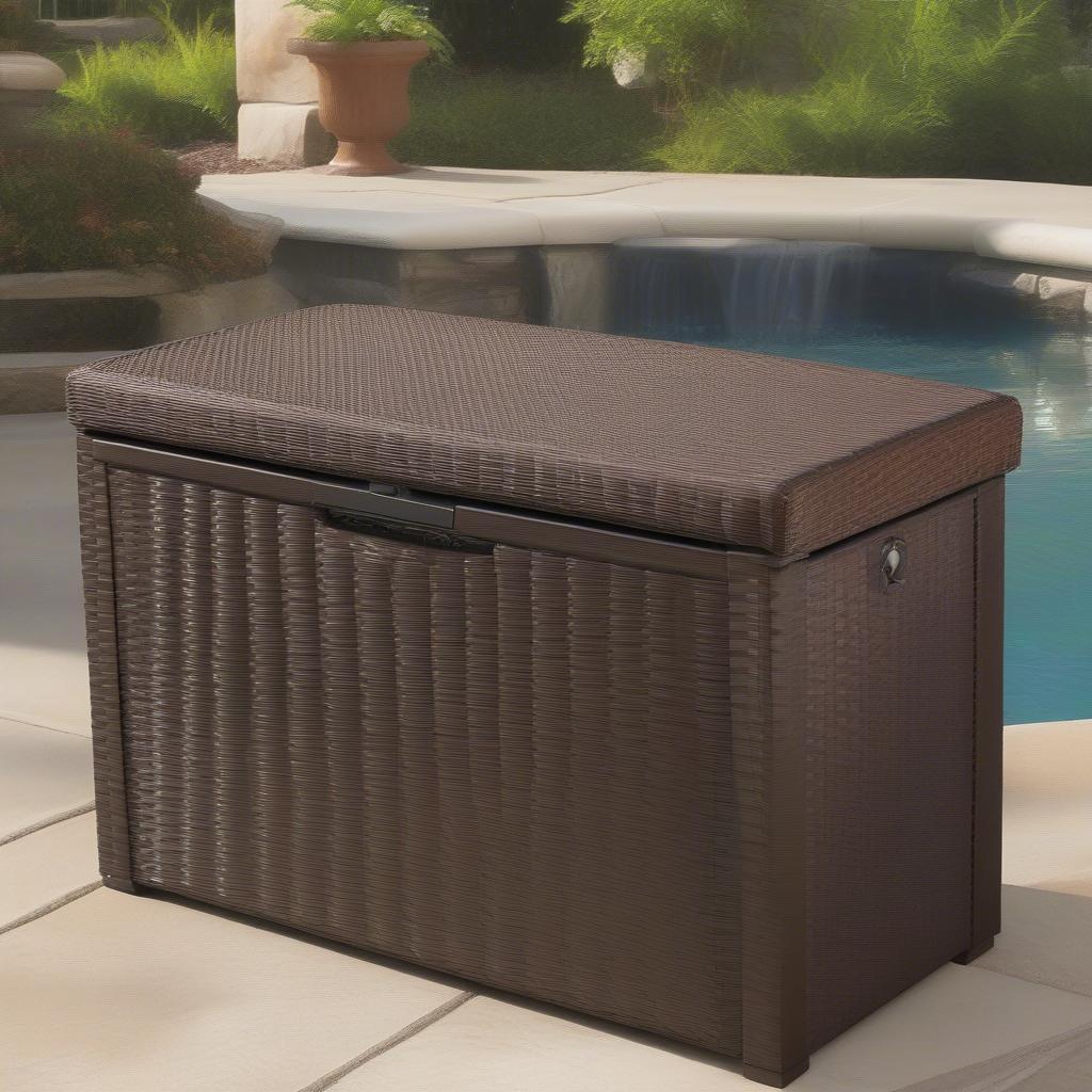 Various Resin Wicker Patio Storage Options for Different Needs