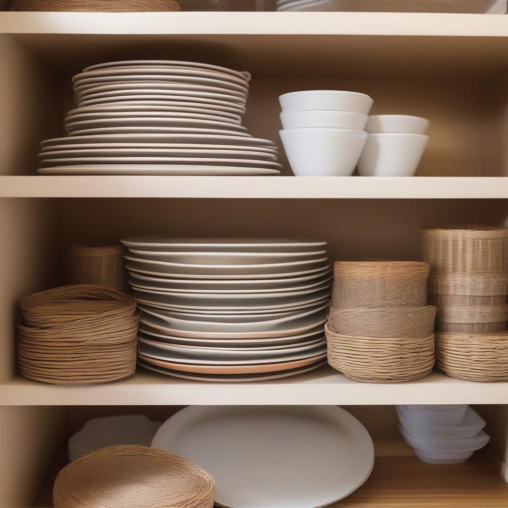 Proper Storage of Round Wicker Placemats