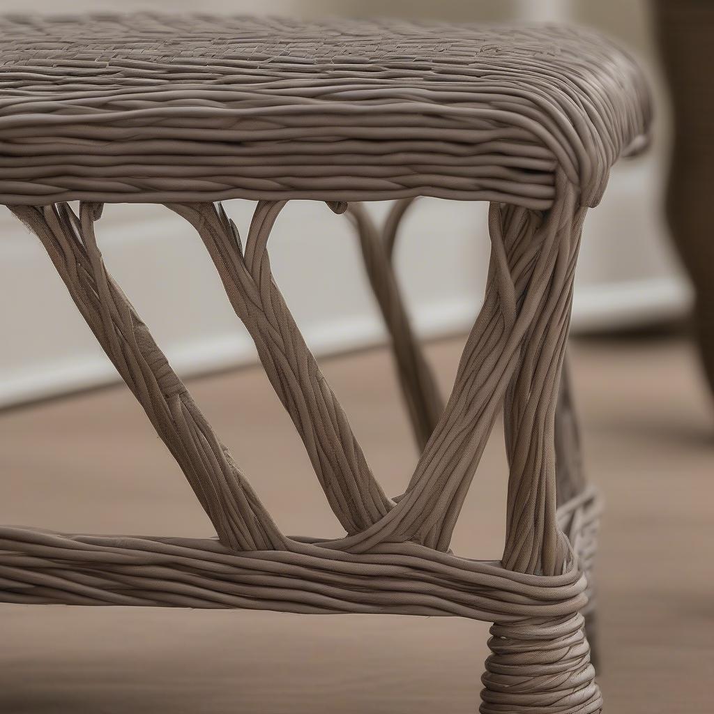 Safavieh Happymess Wicker Bench Design