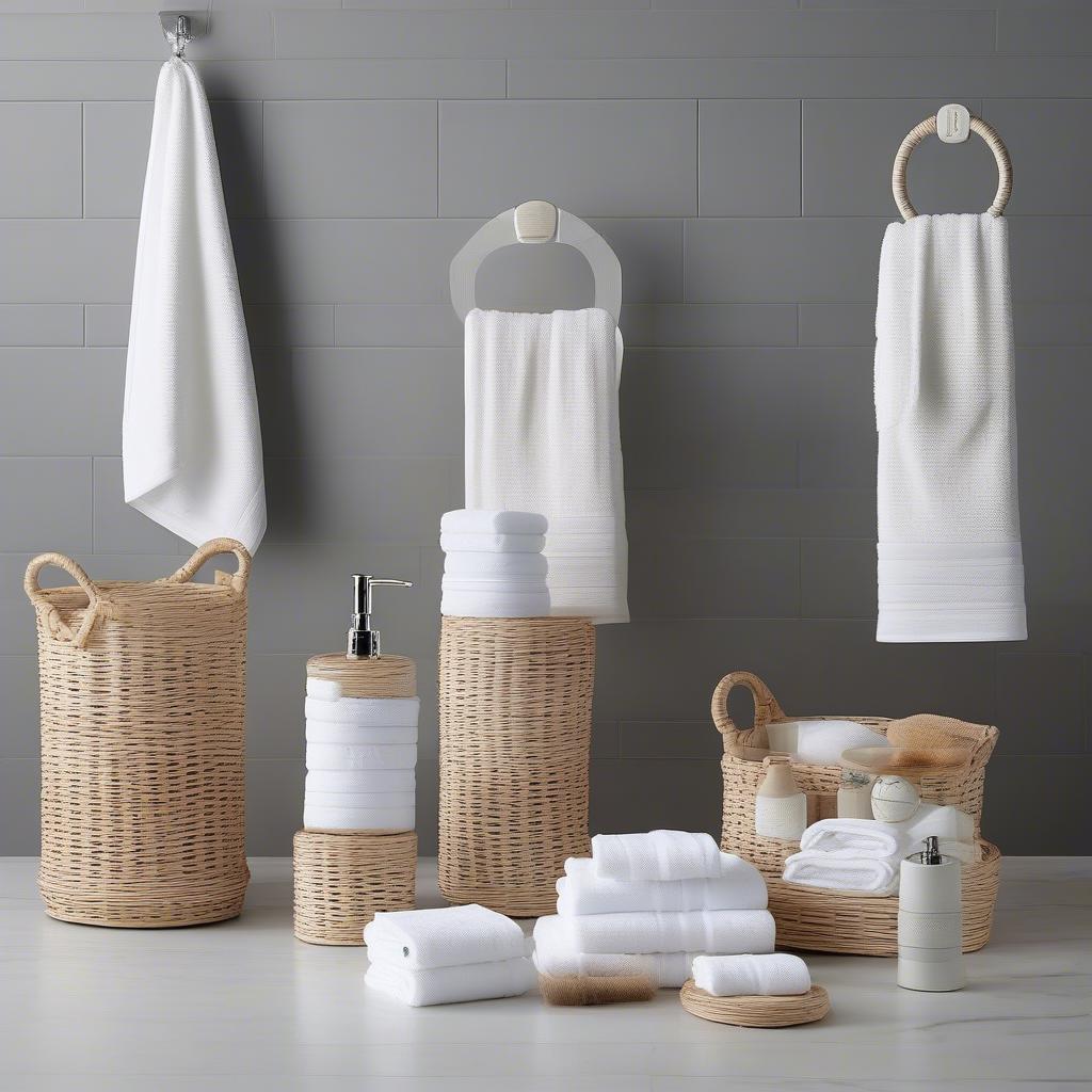 Choosing the right wicker towel holder for your bathroom