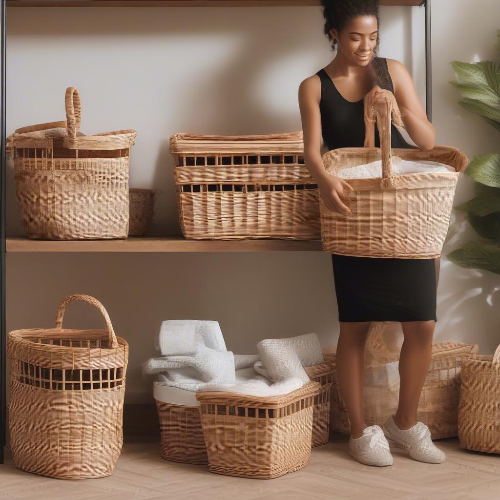 Shopping for Wicker Storage Online and Offline