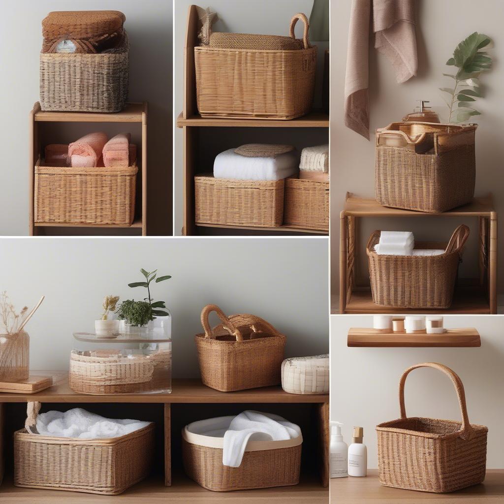 Small Wicker Baskets for Storage Ideas