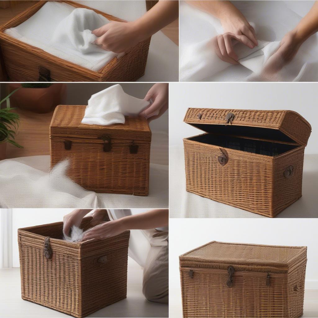 Caring for a Small Wicker Storage Trunk