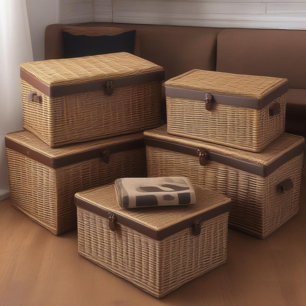 Small Wicker Storage Trunk Dimensions