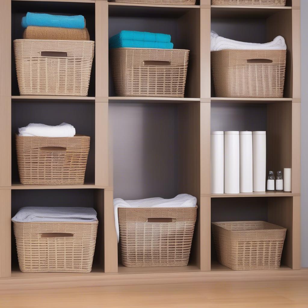 Using Starplast Baskets for Storage in Different Rooms