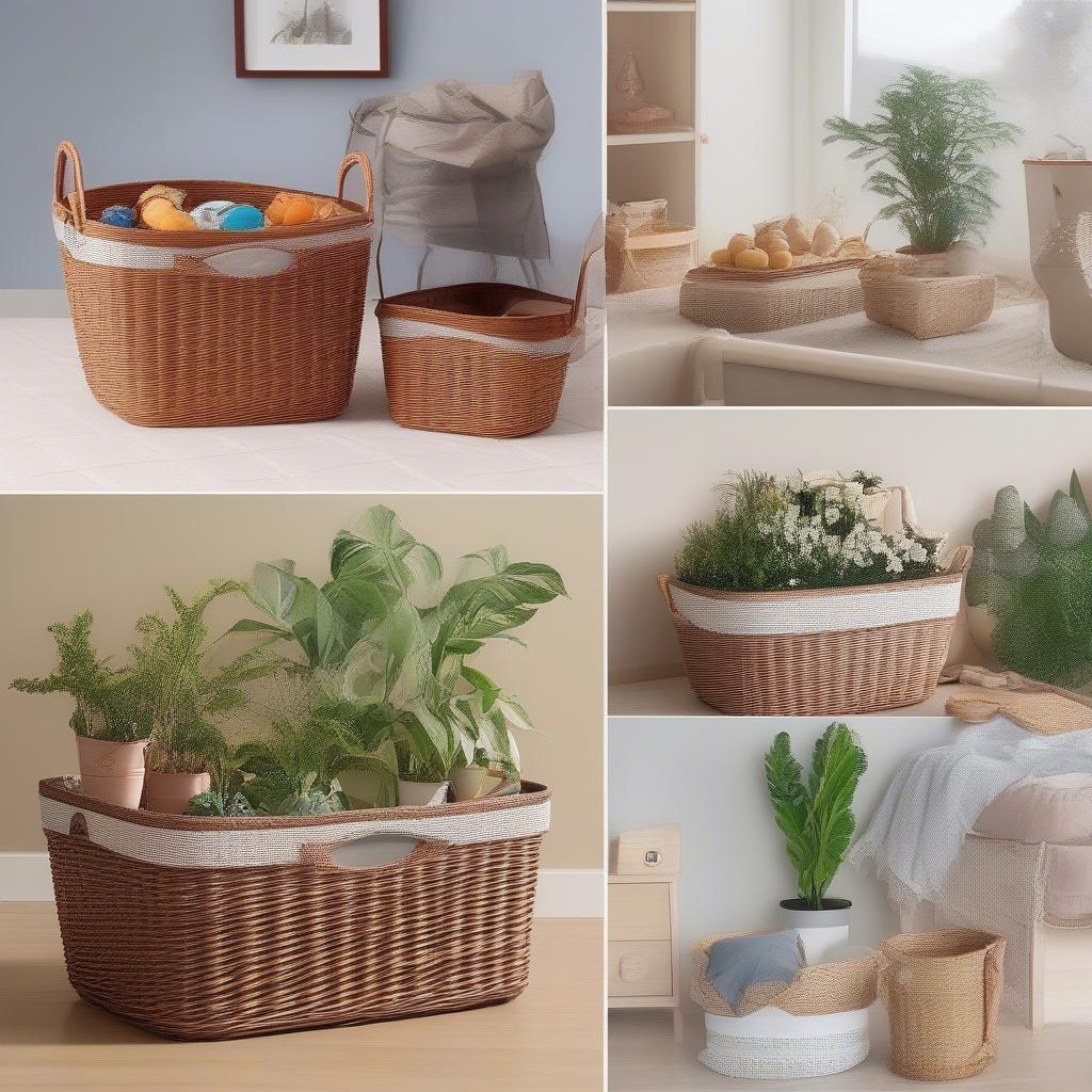 Creative Uses for Starplast Plastic Wicker Storage Baskets