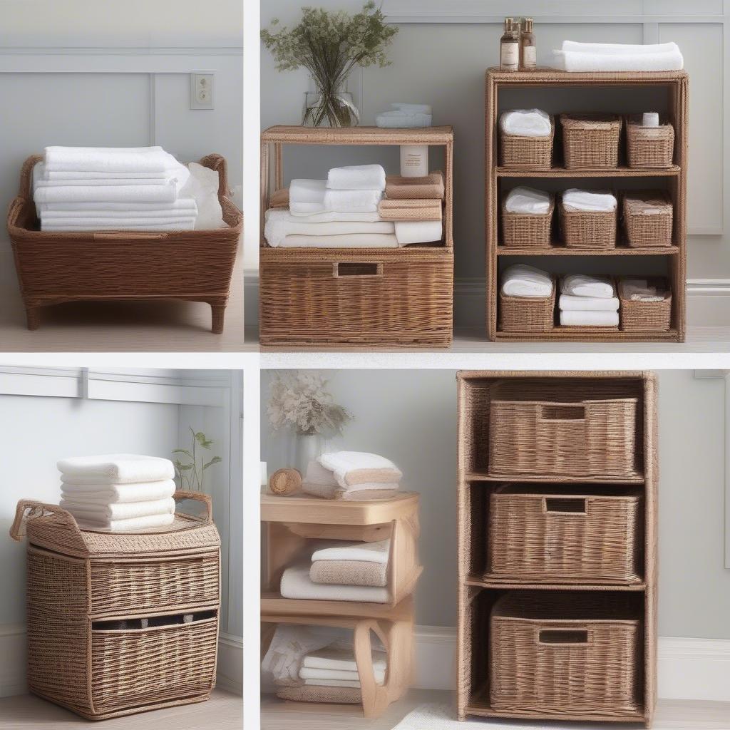 Styling Ideas for 2 Drawer Wicker Storage Baskets