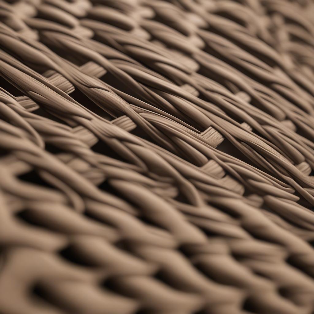 Close-up of Suncast Resin Wicker Texture