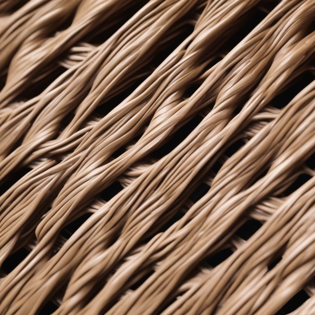 Close-up of Suncast SSW1200 Wicker Texture