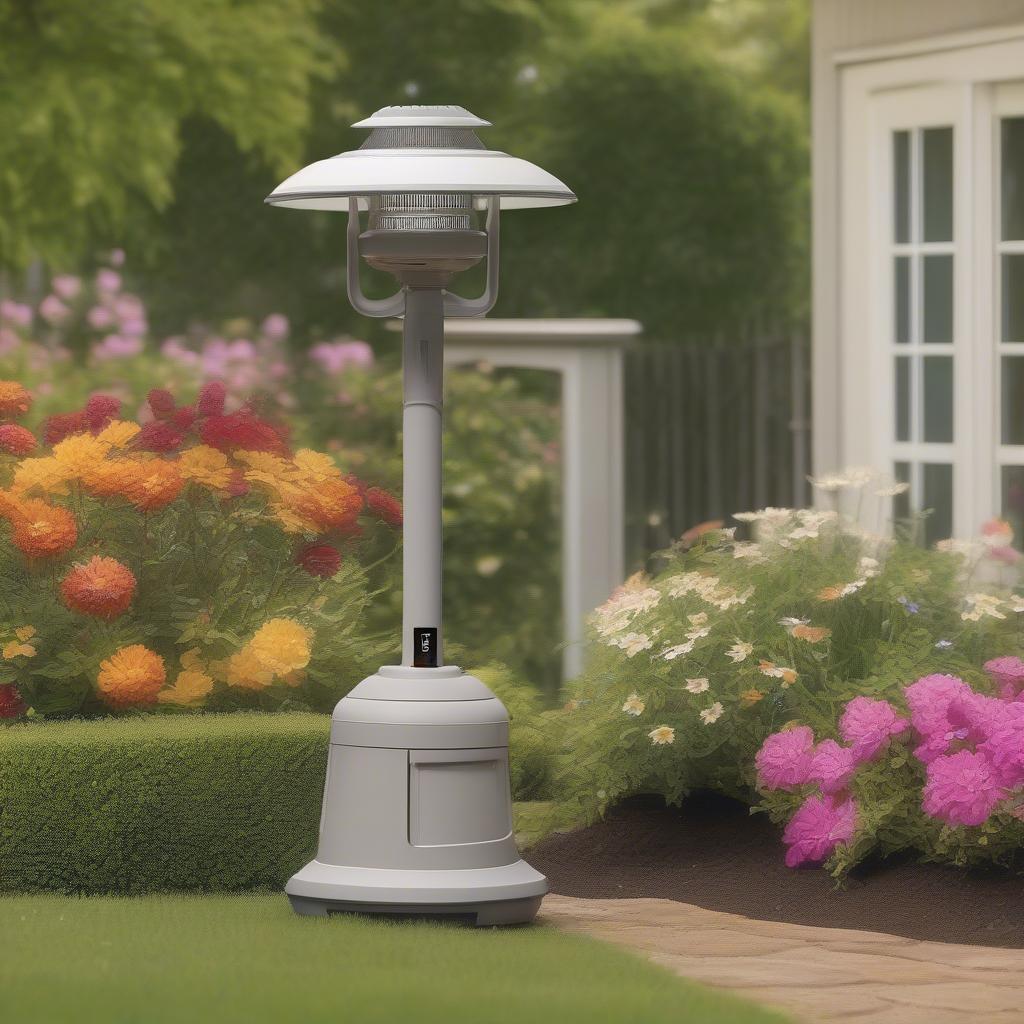 Suncast SSW1200W in a Garden Setting