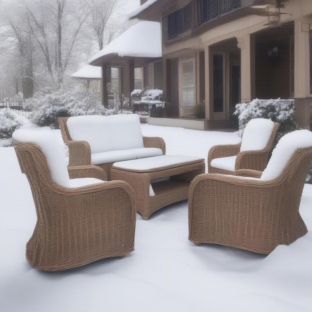 Synthetic Wicker Durability in Winter