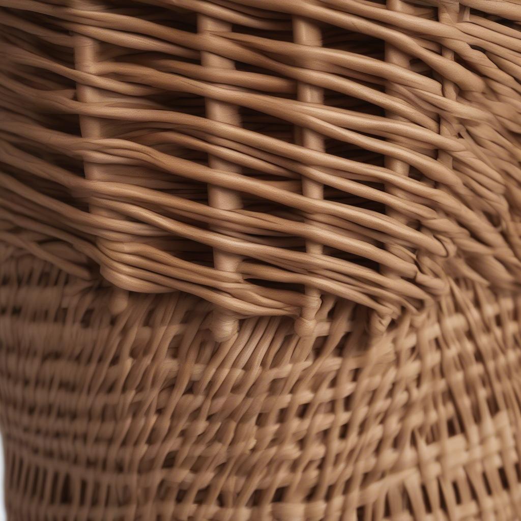 Close-up of a Target Wicker Basket