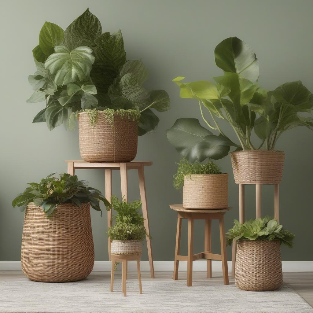 Target Wicker Plant Holder Sizes