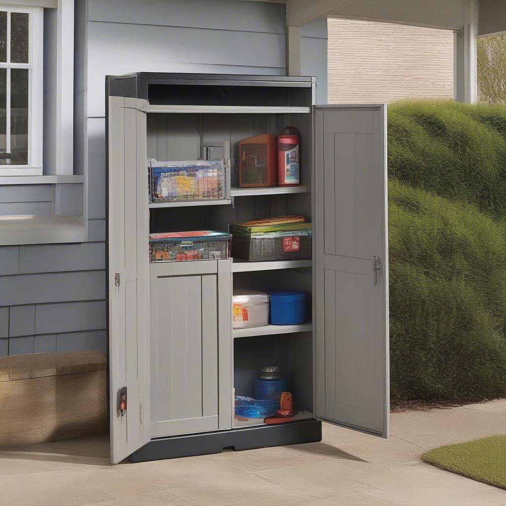 Two-Door vs. One-Door Outdoor Storage Cabinet