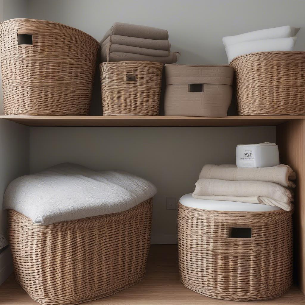 Under Bed Wicker Storage at Dunelm