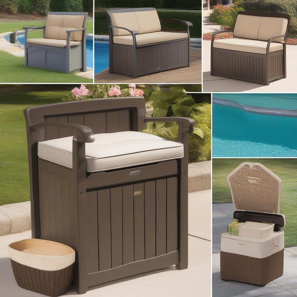 Using Resin Wicker Storage Seat in Different Outdoor Scenarios