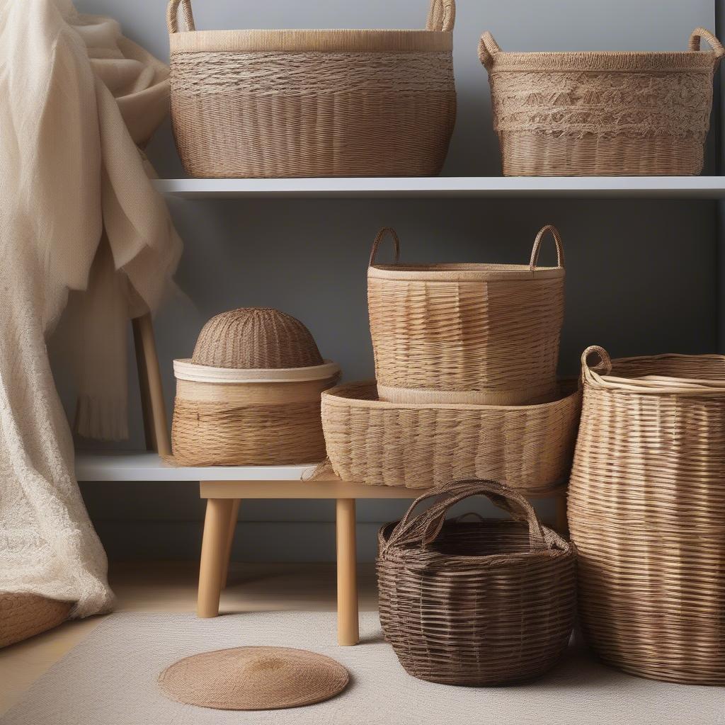 Different Types of Wicker Storage Baskets