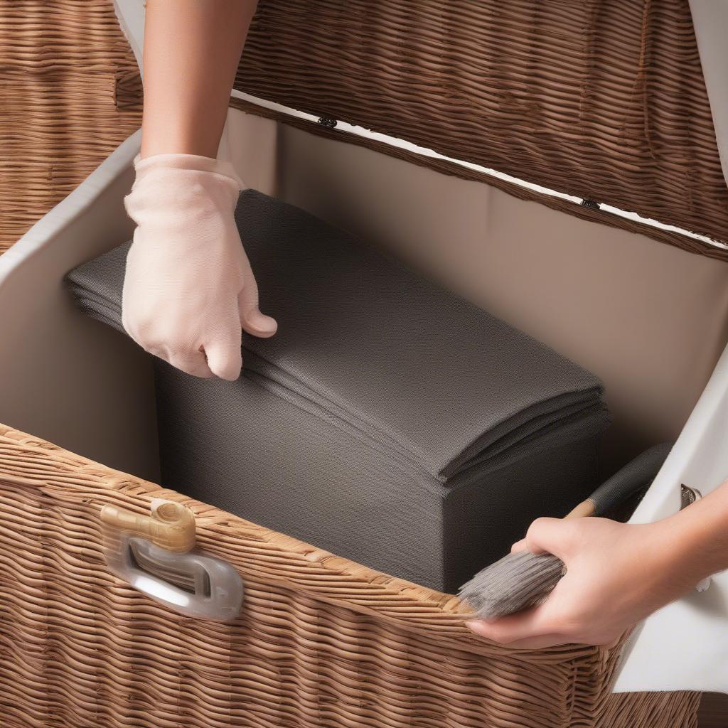 Caring for Your VonHaus Wicker Storage Trunks