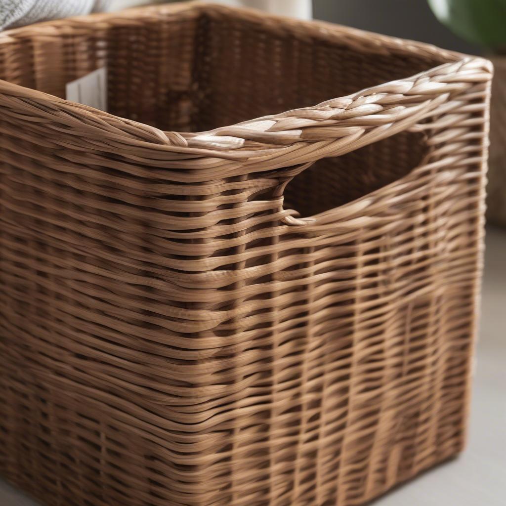 Walmart Wicker Storage Cube 12x12x12