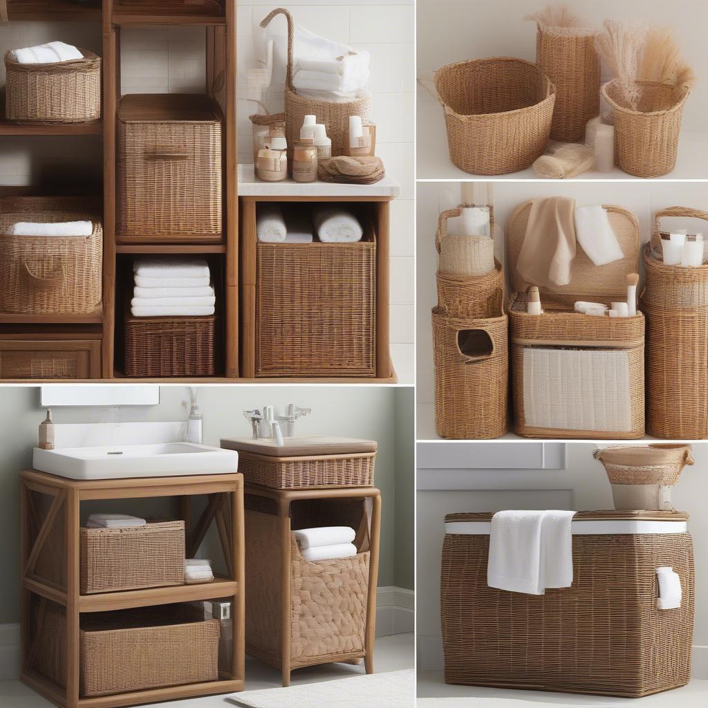 Wayfair Bathroom Wicker Storage Ideas