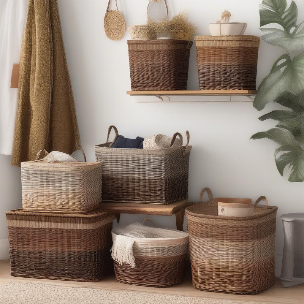 Different Styles of Wayfair Wicker Storage Baskets